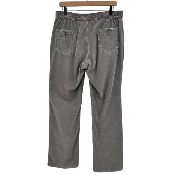 Vintage 80s Levi's Corduroy Pants High Rise Straight Leg Loose Fit Gray | 33" - Picture 8 of 14